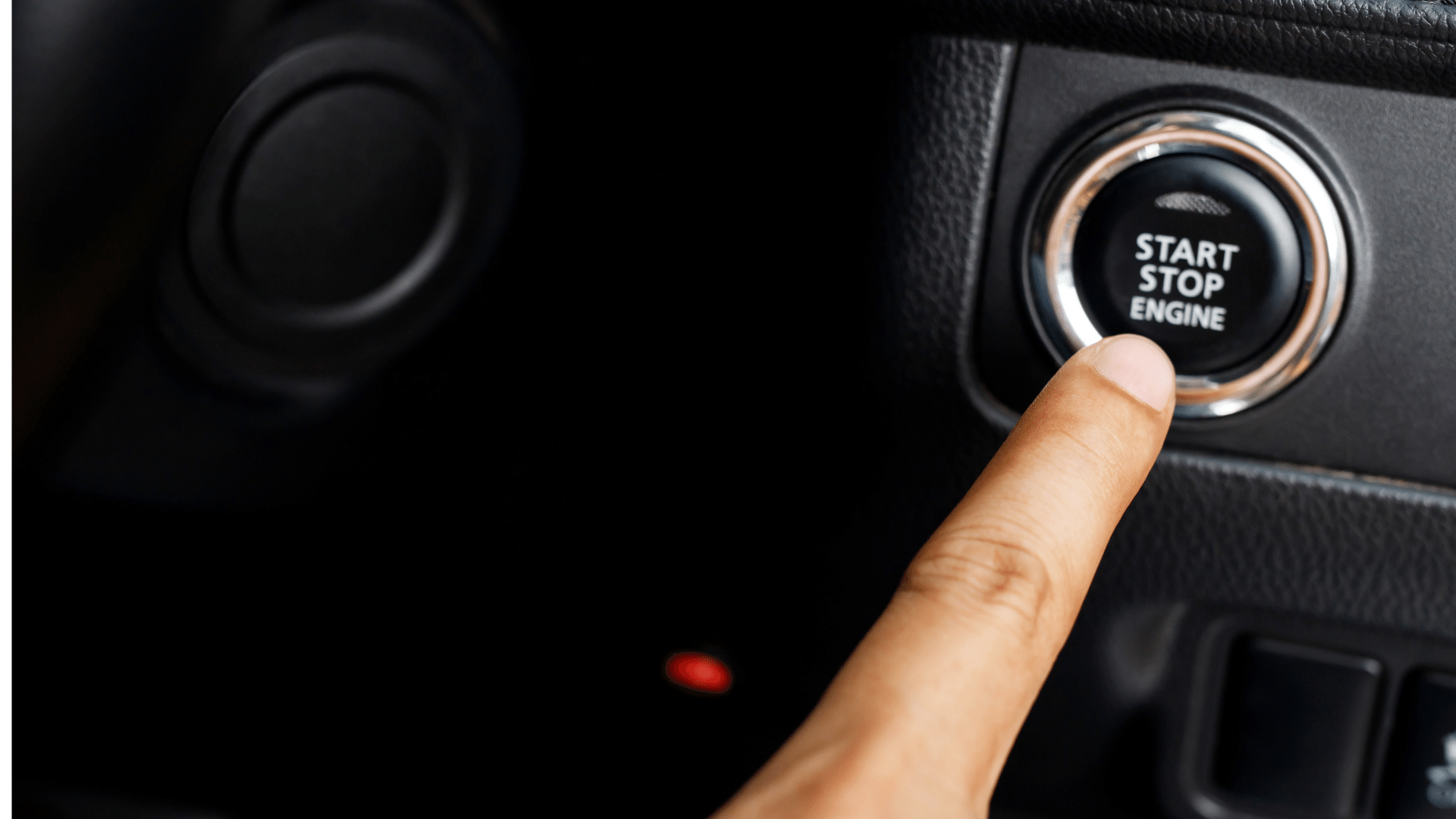 push to start button in car