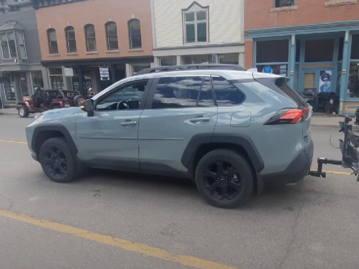 side view of rav4 with trd wheels