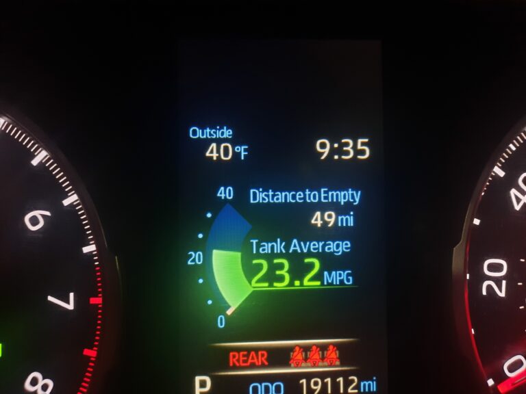 The Toyota RAV4’s “Distance to Empty” Display: Explained