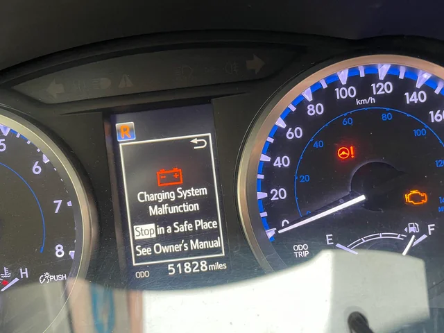 Toyota Charging System Malfunction Warning (Debunked)