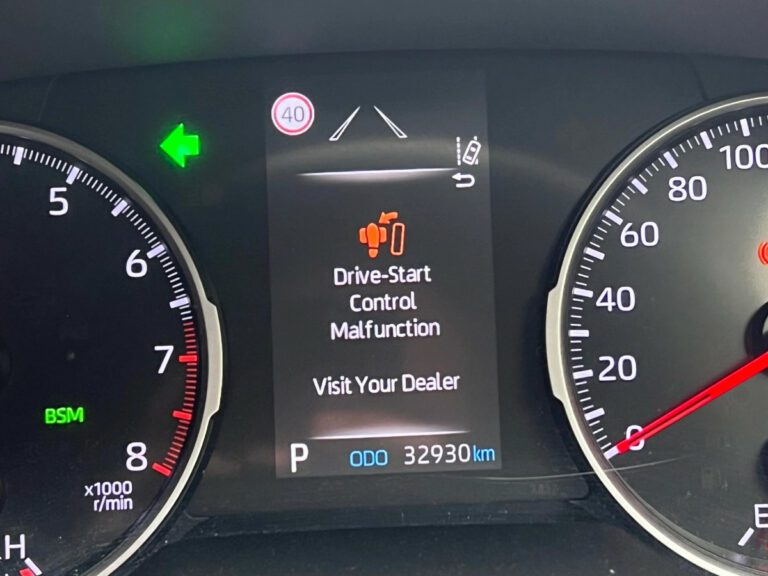 Drive Start Control Malfunction on Your Toyota? (Here’s Why)