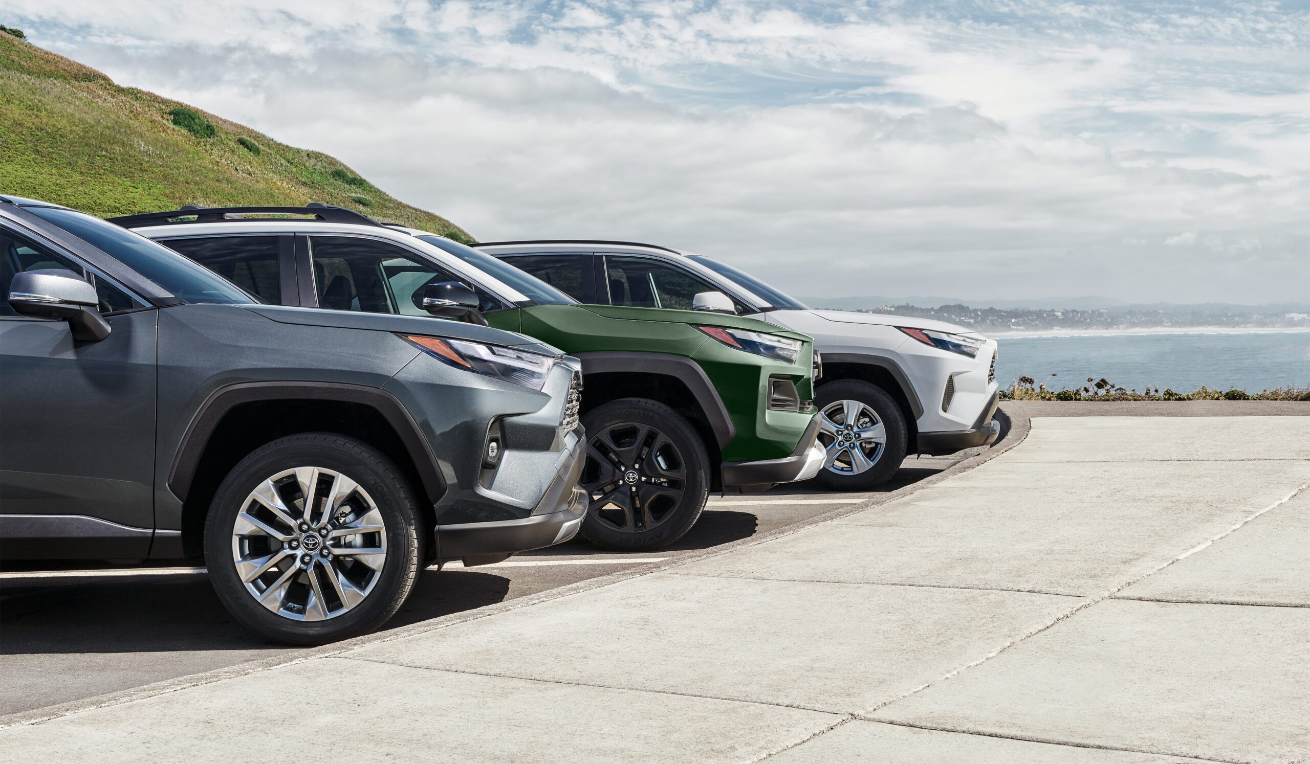 Army Green Rav4 w/ others